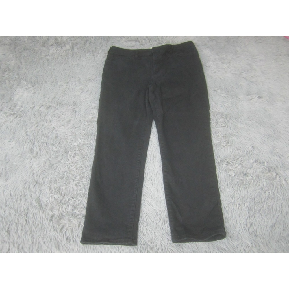 Universal Thread Jeans Womens 16/33R Black High Rise‎ Slim Straight Leg